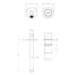 ALLUVION Juno Edelstahl Waschtisch-Einhebelmischer Unterputz 190, Ohne Grundkörper, Wassersparend -Megabad Verkäufe alluvion badarmaturen juno waschtisch einhebelmischer unterputz 13499334