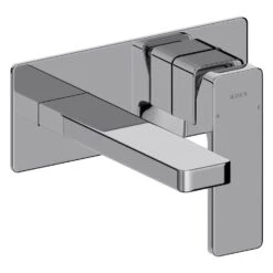 ALLUVION Mercur Waschtisch-Einhebelmischer Unterputz 175, Ohne Grundkörper, Wassersparend