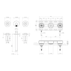 ALLUVION Minerva Edelstahl 3-Loch Waschtisch-Armatur Unterputz 190, Incl. Grundkörper, Wassersparend 9 ALLUVION Minerva Edelstahl 3-Loch Waschtisch-Armatur Unterputz 190, Incl. Grundkörper, Wassersparend -Megabad Verkäufe alluvion badarmaturen minerva 3 loch waschtisch 13500746