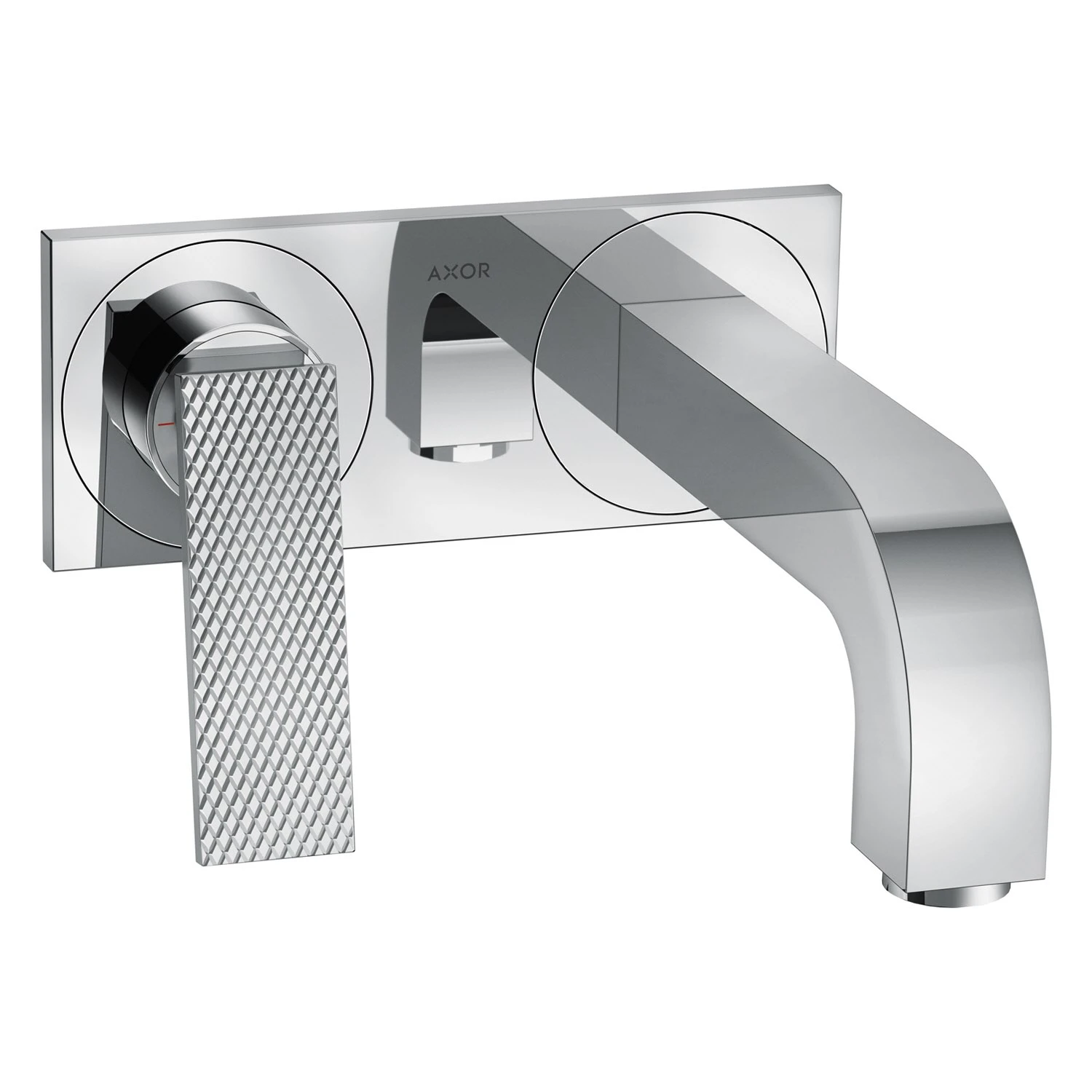 AXOR Citterio Einhebel-Waschtischmischer UP Mit Hebelgriff Im Rautenschliff, Platte Und Ablaufgarnitur 3 AXOR Citterio Einhebel-Waschtischmischer UP Mit Hebelgriff Im Rautenschliff, Platte Und Ablaufgarnitur