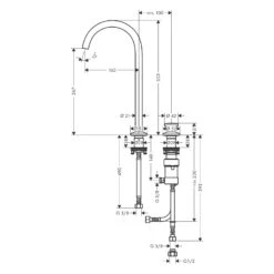 AXOR One 2-Loch Waschtischarmatur Select 260 Mit Push-Open Ablaufgarnitur -Megabad Verkäufe axor one waschtisch 2 loch waschtischarmatur 5875294