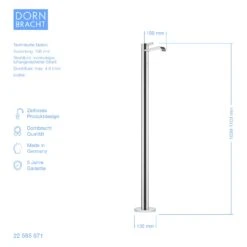 Dornbracht IMO Waschtisch-Einlochbatterie Mit Standrohr, Ohne Ablaufgarnitur -Megabad Verkäufe dornbracht imo waschtisch einlochbatterie mit standrohr 13697002