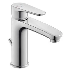 Duravit B.1 Einhebel-Waschtischmischer M FreshStart Und MinusFlow, Mit Zugstangen-Ablaufgarnitur