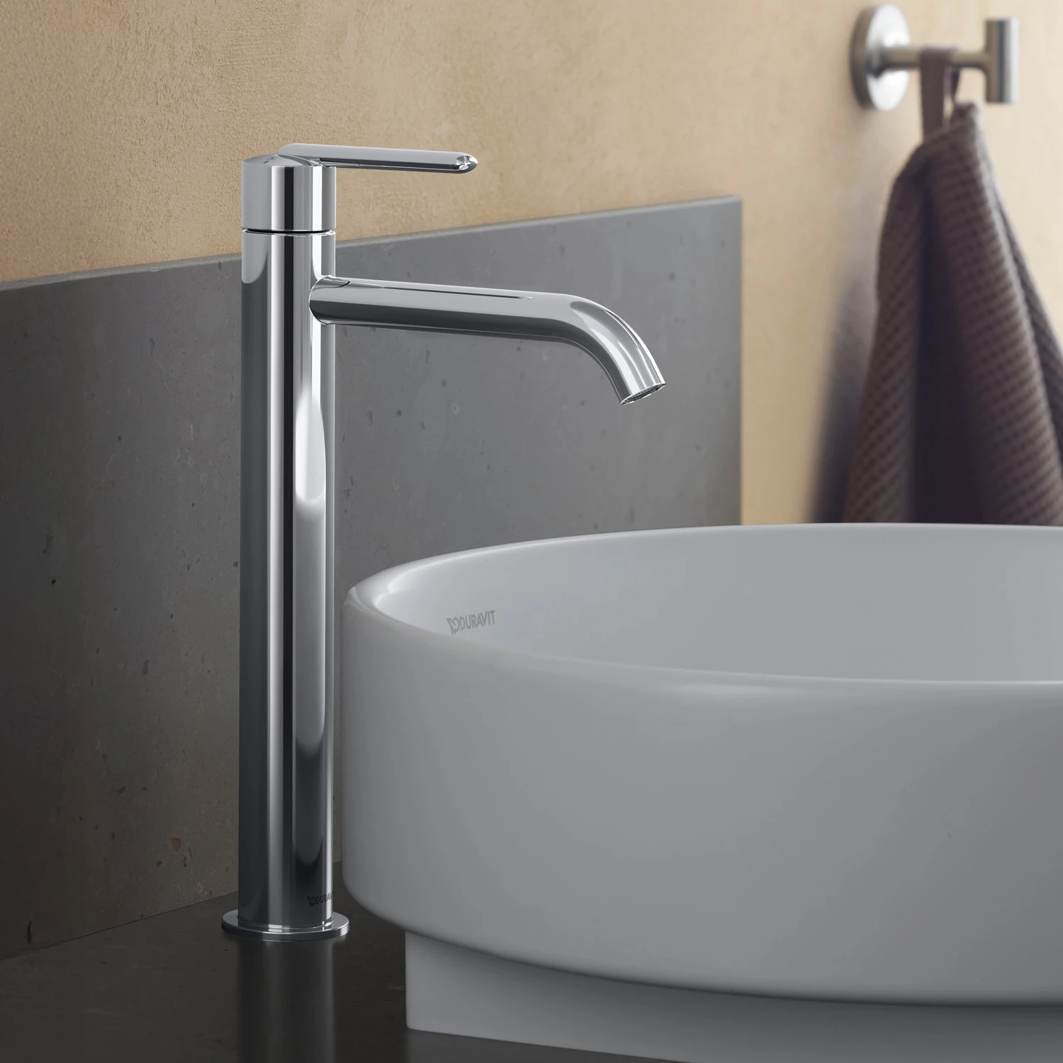 Duravit Balcoon Einhebel-Waschtischmischer XL Mit FreshStart Und MinusFlow 3 Duravit Balcoon Einhebel-Waschtischmischer XL Mit FreshStart Und MinusFlow