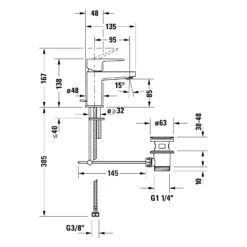Duravit Manhattan Einhebel-Waschtischarmatur S Mit Zugstangen-Ablaufgarnitur 9 Duravit Manhattan Einhebel-Waschtischarmatur S Mit Zugstangen-Ablaufgarnitur -Megabad Verkäufe duravit badarmaturen manhatten waschtisch manhattan einhebel 12300409