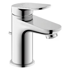 Duravit Wave Einhebel-Waschtischarmatur S MinusFlow Mit Zugstangen-Ablaufgarnitur