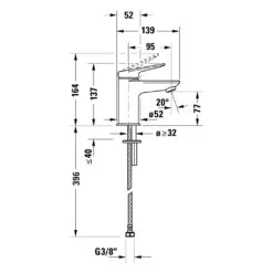 Duravit Wave Einhebel-Waschtischarmatur S Ohne Ablaufgarnitur -Megabad Verkäufe duravit badarmaturen wave waschtisch einhebel waschtischarmatur 11807523