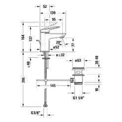 Duravit Wave Einhebel-Waschtischarmatur S MinusFlow Mit Zugstangen-Ablaufgarnitur -Megabad Verkäufe duravit badarmaturen wave waschtisch einhebel waschtischarmatur 11807532