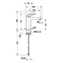 Duravit Wave Einhebel-Waschtischarmatur M Ohne Ablaufgarnitur 9 Duravit Wave Einhebel-Waschtischarmatur M Ohne Ablaufgarnitur -Megabad Verkäufe duravit badarmaturen wave waschtisch einhebel waschtischarmatur 11807553