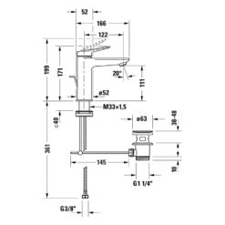 Duravit Wave Einhebel-Waschtischarmatur M MinusFlow Mit Zugstangen-Ablaufgarnitur 11 Duravit Wave Einhebel-Waschtischarmatur M MinusFlow Mit Zugstangen-Ablaufgarnitur -Megabad Verkäufe duravit badarmaturen wave waschtisch einhebel waschtischarmatur 11807895