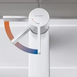 Duravit D-Neo Einhebel-Waschtischmischer M FreshStart Mit Zugstange -Megabad Verkäufe duravit neo badarmaturen waschtisch einhebel waschtischmischer 4315510