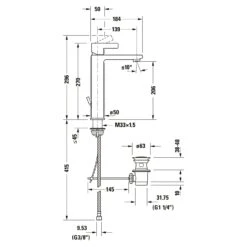 Duravit D-Neo Einhebel-Waschtischmischer L Mit Zugstange 11 Duravit D-Neo Einhebel-Waschtischmischer L Mit Zugstange -Megabad Verkäufe duravit neo badarmaturen waschtisch einhebel waschtischmischer 4315591