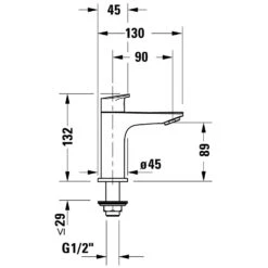 Duravit No. 1 Standventil, Ohne Zugstangen-Ablaufgarnitur -Megabad Verkäufe duravit no 1 badarmaturen waschtisch standventil 6463076