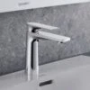 Duravit Tulum Einhebel-Waschtischmischer M FreshStart, Mit Ablaufgarnitur -Megabad Verkäufe duravit tulum waschtisch einhebel waschtischmischer freshstart 8523682