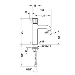 Duravit White Tulip Einhebel-Waschtischmischer M Ohne Ablaufgarnitur -Megabad Verkäufe duravit white tulip badarmaturen waschtisch einhebel 4500689