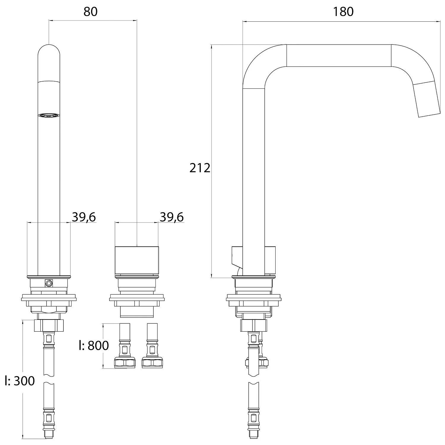 Emco Asis 2-Loch Waschtischarmatur 4 Emco Asis 2-Loch Waschtischarmatur – Bild 2