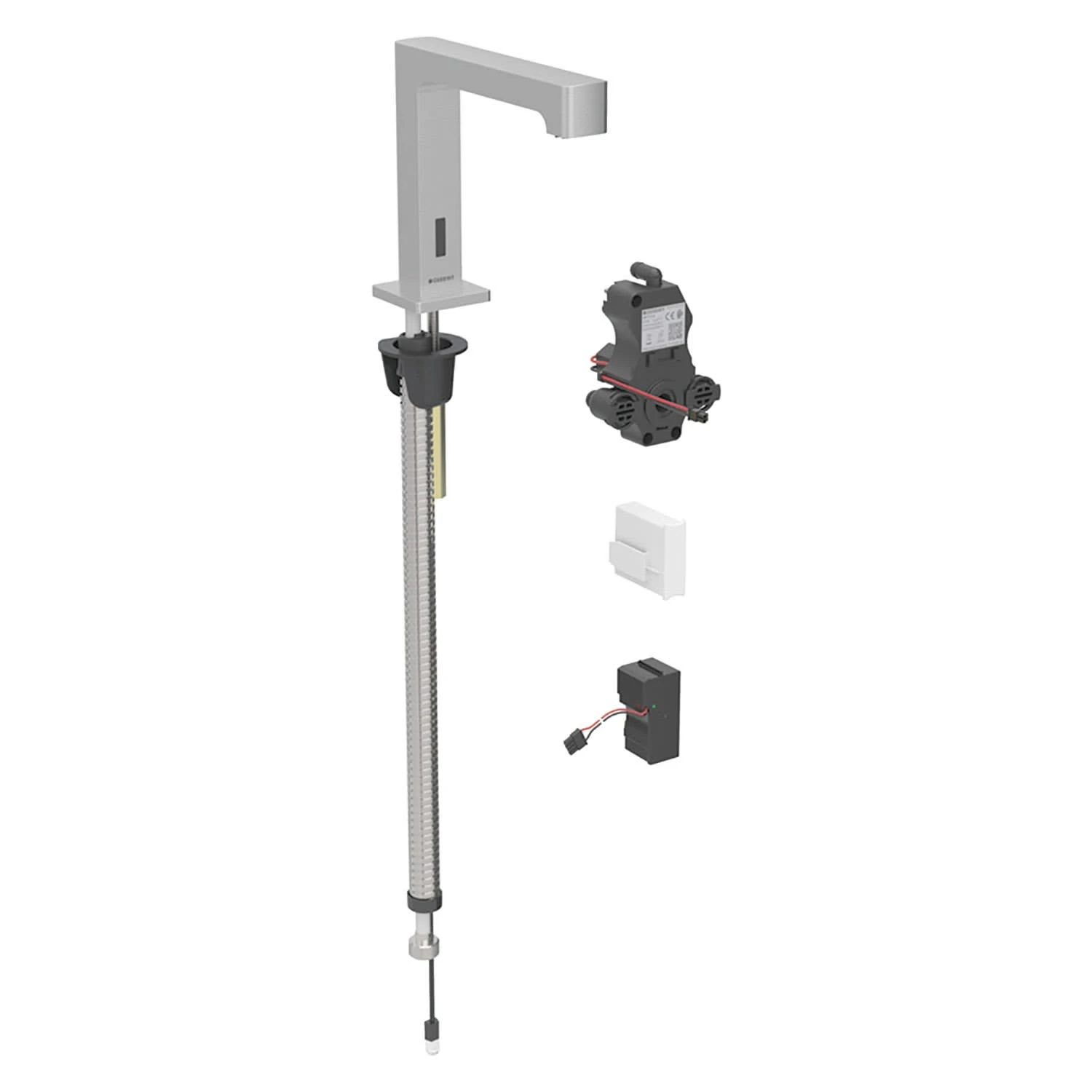 Geberit Brenta Waschtischarmatur Standmontage, Netzbetrieb, Für UP-Funktionsbox 3 Geberit Brenta Waschtischarmatur Standmontage, Netzbetrieb, Für UP-Funktionsbox