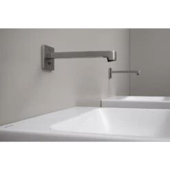 Geberit Brenta Waschtischarmatur Wandmontage, Netzbetrieb, Für UP-Funktionsbox -Megabad Verkäufe geberit armaturen waschtisch brenta waschtischarmatur wandmontage 11842434