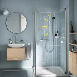 GROHE Precision Trend Thermostat-Brausebatterie 1/2" Mit Brausegarnitur 90 Cm -Megabad Verkäufe grohe badarmaturen precision trend thermostat brausebatterie 13170200