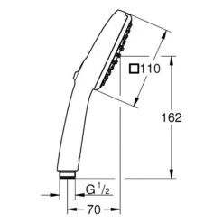 GROHE Vitalio Comfort 110 Handbrause Mit 2 Strahlarten 14 GROHE Vitalio Comfort 110 Handbrause Mit 2 Strahlarten -Megabad Verkäufe grohe brausenprogramm handbrausen vitalio comfort 110 13150900