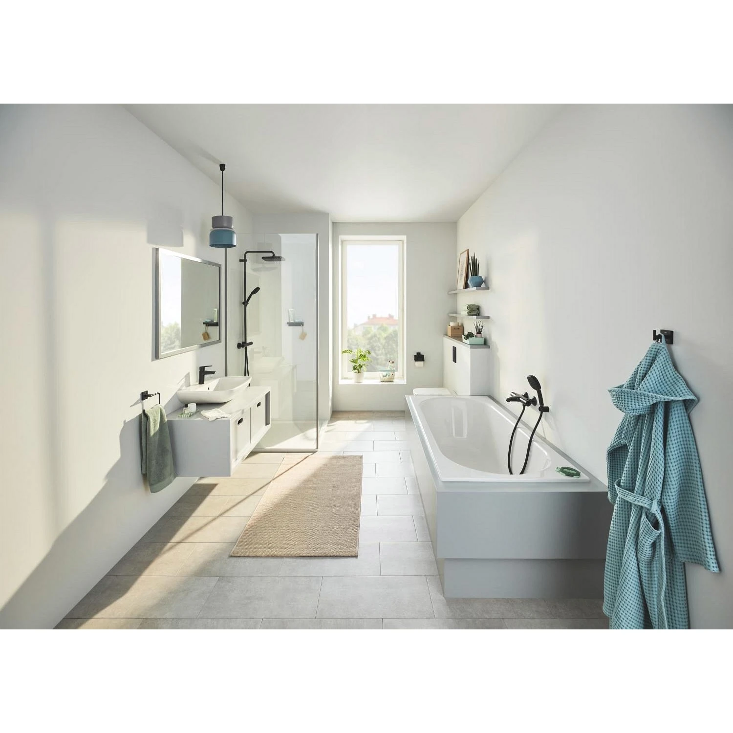 GROHE Vitalio Comfort 110 Handbrause Mit 2 Strahlarten 11 GROHE Vitalio Comfort 110 Handbrause Mit 2 Strahlarten – Bild 9
