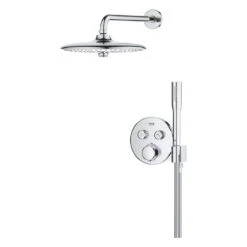 GROHE Precision SmartControl Duschsystem, Thermostat, UP, Mit Vitalio Joy 260, Rund -Megabad Verkäufe grohe duschsysteme rainshower precision smartcontrol thermostat 12662841