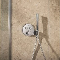 GROHE Precision SmartControl Duschsystem, Thermostat, UP, Mit Vitalio Joy 260, Rund -Megabad Verkäufe grohe duschsysteme rainshower precision smartcontrol thermostat 12662905