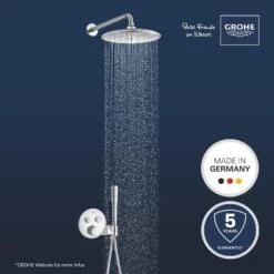 GROHE Precision SmartControl Duschsystem, Thermostat, UP, Mit Vitalio Joy 260, Rund -Megabad Verkäufe grohe duschsysteme rainshower precision smartcontrol thermostat 13551911