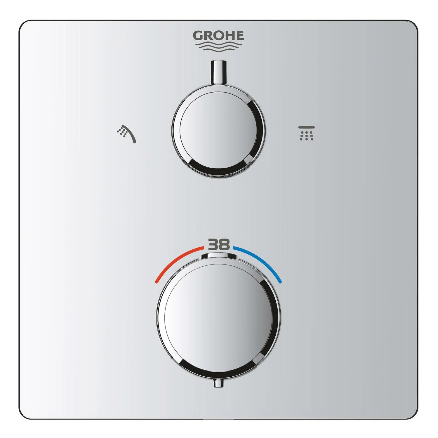 GROHE Precision Duschsystem Unterputz Mit Vitalio Rain Mono 310, Eckig 5 GROHE Precision Duschsystem Unterputz Mit Vitalio Rain Mono 310, Eckig – Bild 3