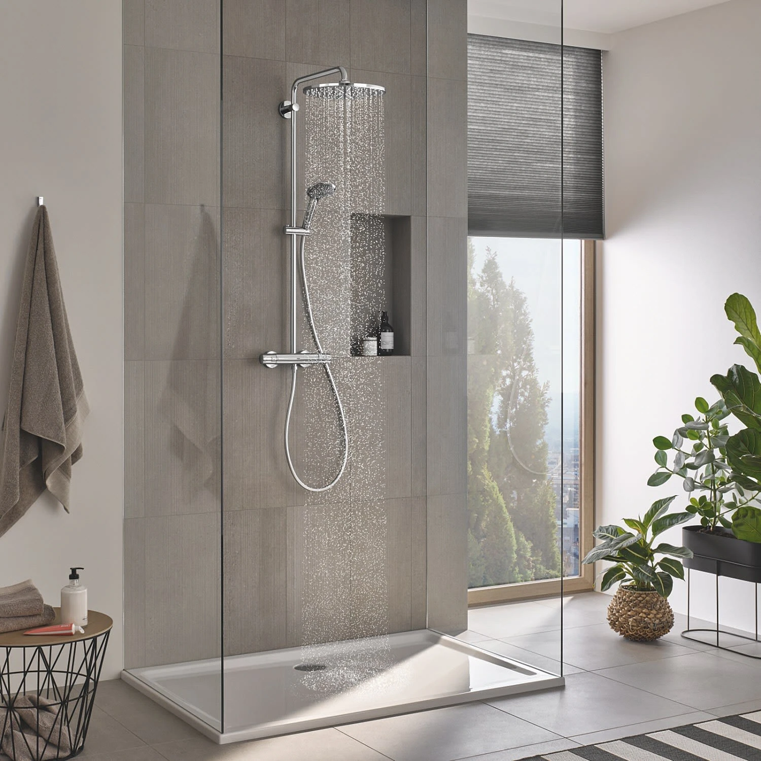 GROHE Vitalio System 310 Duschsystem Mit Thermostatbatterie 4 GROHE Vitalio System 310 Duschsystem Mit Thermostatbatterie – Bild 2