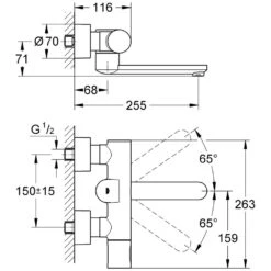 GROHE Eurosmart CE Waschtischthermostat 5 GROHE Eurosmart CE Waschtischthermostat -Megabad Verkäufe grohe eurosmart ce waschtischthermostat 804326