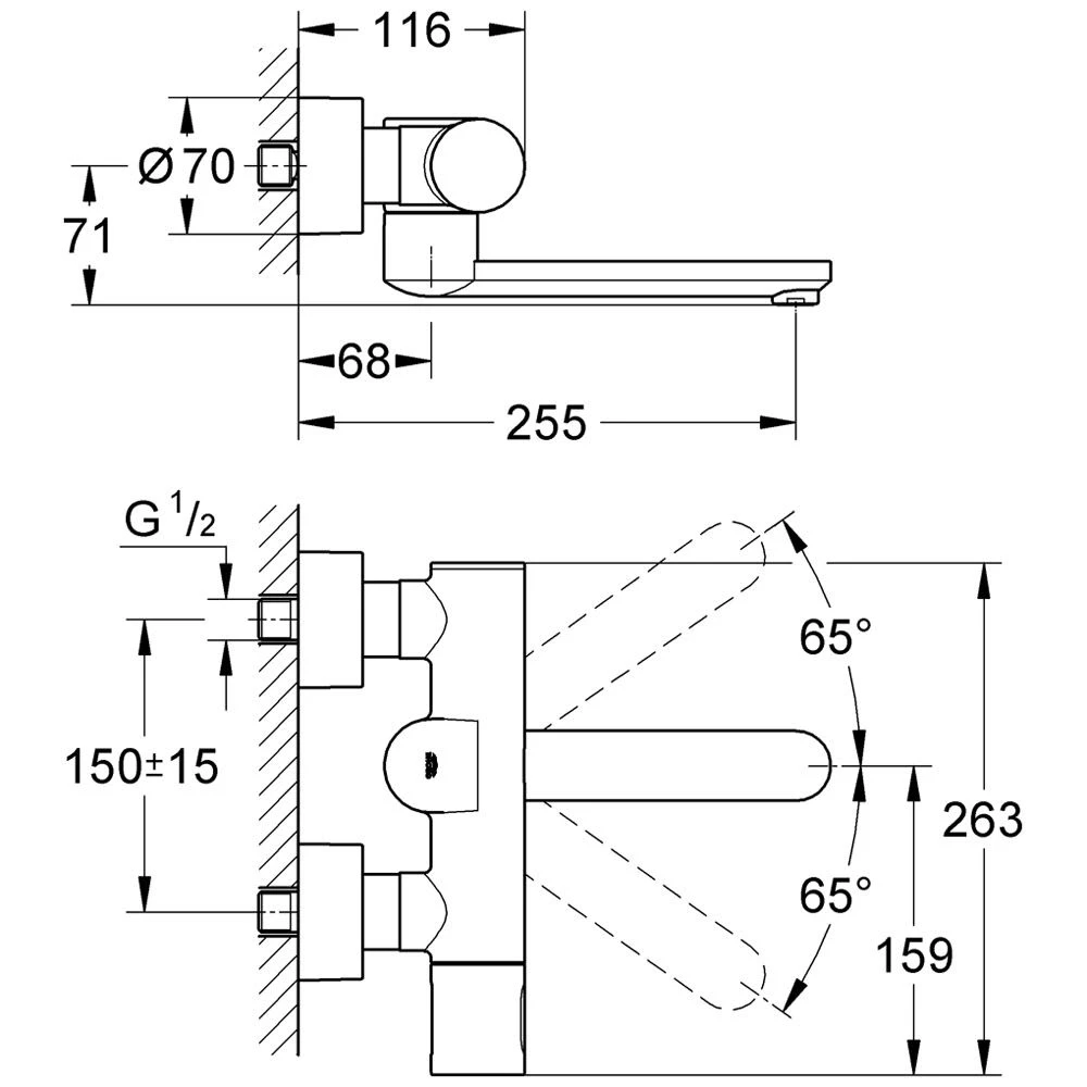 GROHE Eurosmart CE Waschtischthermostat 4 GROHE Eurosmart CE Waschtischthermostat – Bild 2