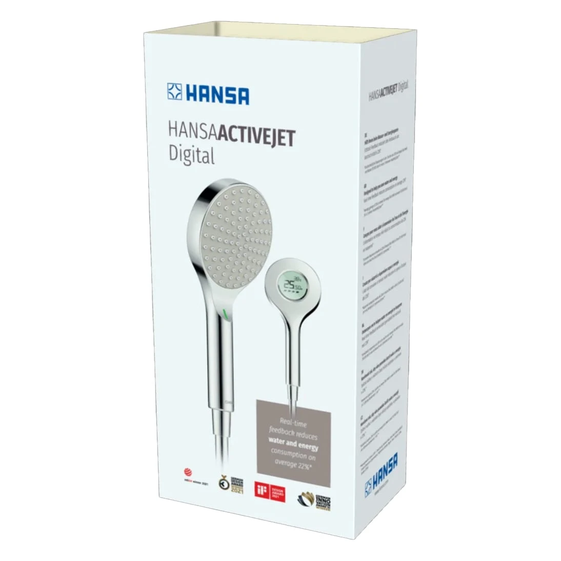 Hansa HANSAACTIVEJET Handbrause, 1-strahlig, Bluetoothfähig 10 Hansa HANSAACTIVEJET Handbrause, 1-strahlig, Bluetoothfähig – Bild 8
