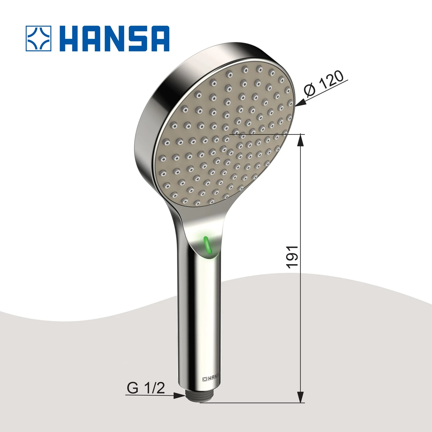 Hansa HANSAACTIVEJET Handbrause, 1-strahlig, Bluetoothfähig 8 Hansa HANSAACTIVEJET Handbrause, 1-strahlig, Bluetoothfähig – Bild 6