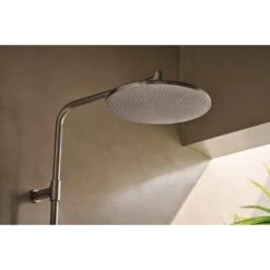 Hansa HANSAAURELIA Duschsystem Mit Thermostat-Brausebatterie Mit Kopfbrause Rund Und Handbrause Rund 3-strahlig -Megabad Verkäufe hansa badezimmer hansaaurelia duschsystem mit thermostat 13900319