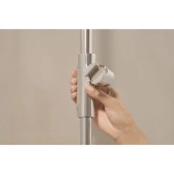 Hansa HANSAAURELIA Duschsystem Mit Thermostat-Brausebatterie Mit Kopfbrause Eckig Und Stabhandbrause Eckig 1-strahlig -Megabad Verkäufe hansa badezimmer hansaaurelia duschsystem mit thermostat 13900488