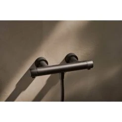 Hansa HANSAAURELIA Thermostat-Brausebatterie Mit Brausestange Rund 77 Cm Und Handbrause 3-strahlig -Megabad Verkäufe hansa badezimmer hansaaurelia thermostat brausebatterie mit 13900344