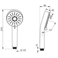 Hansa HANSABASIC Handbrause -Megabad Verkäufe hansa badezimmer hansabasic handbrause 13411516