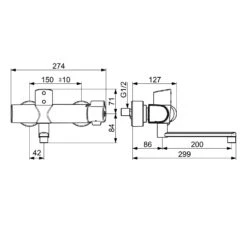 Hansa HANSACLINICA Waschtischbatterie Bluetooth -Megabad Verkäufe hansa badezimmer hansaclinica waschtisch waschtischbatterie bluetooth 11729685