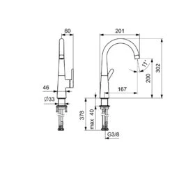 Hansa HANSADESIGNO Style Einhebelmischer Waschtischbatterie -Megabad Verkäufe hansa badezimmer hansadesigno style einhebelmischer waschtischbatterie 11757816