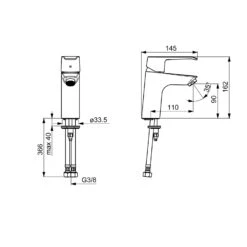 Hansa HANSAPOLO Einhebelmischer Waschtischbatterie Bügelhebel -Megabad Verkäufe hansa badezimmer hansapolo waschtisch einhebelmischer waschtischbatterie 11757828