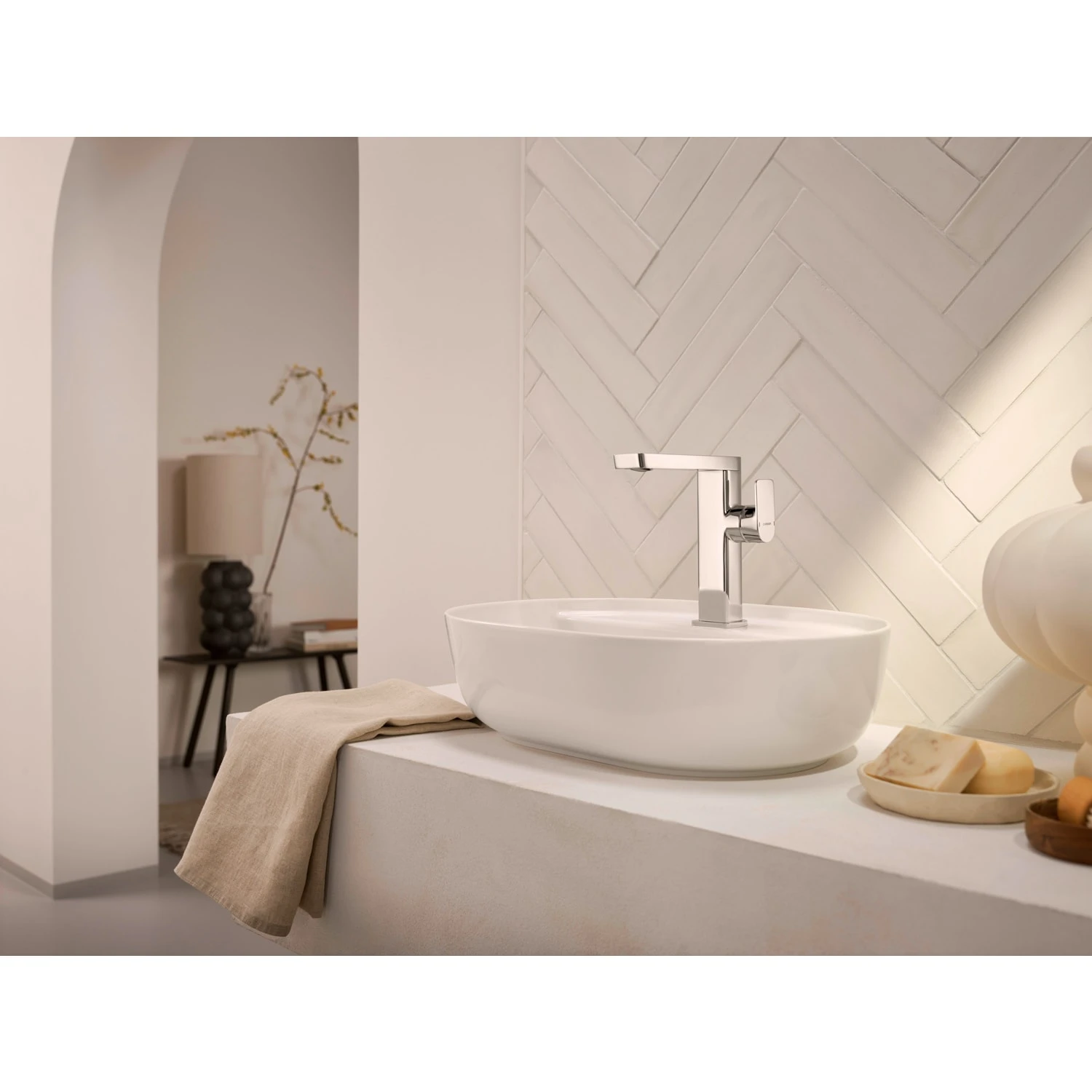 Hansa HANSASTELA Waschtisch-Einhand-Einlochbatterie, Seitenbedient 5 Hansa HANSASTELA Waschtisch-Einhand-Einlochbatterie, Seitenbedient – Bild 3