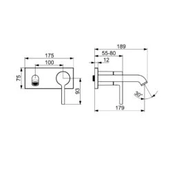 Hansa HANSAVANTIS Style Fertigmontageset Für Waschtischbatterie Einhebelmischer -Megabad Verkäufe hansa badezimmer hansavantis waschtisch style fertigmontageset 13592346