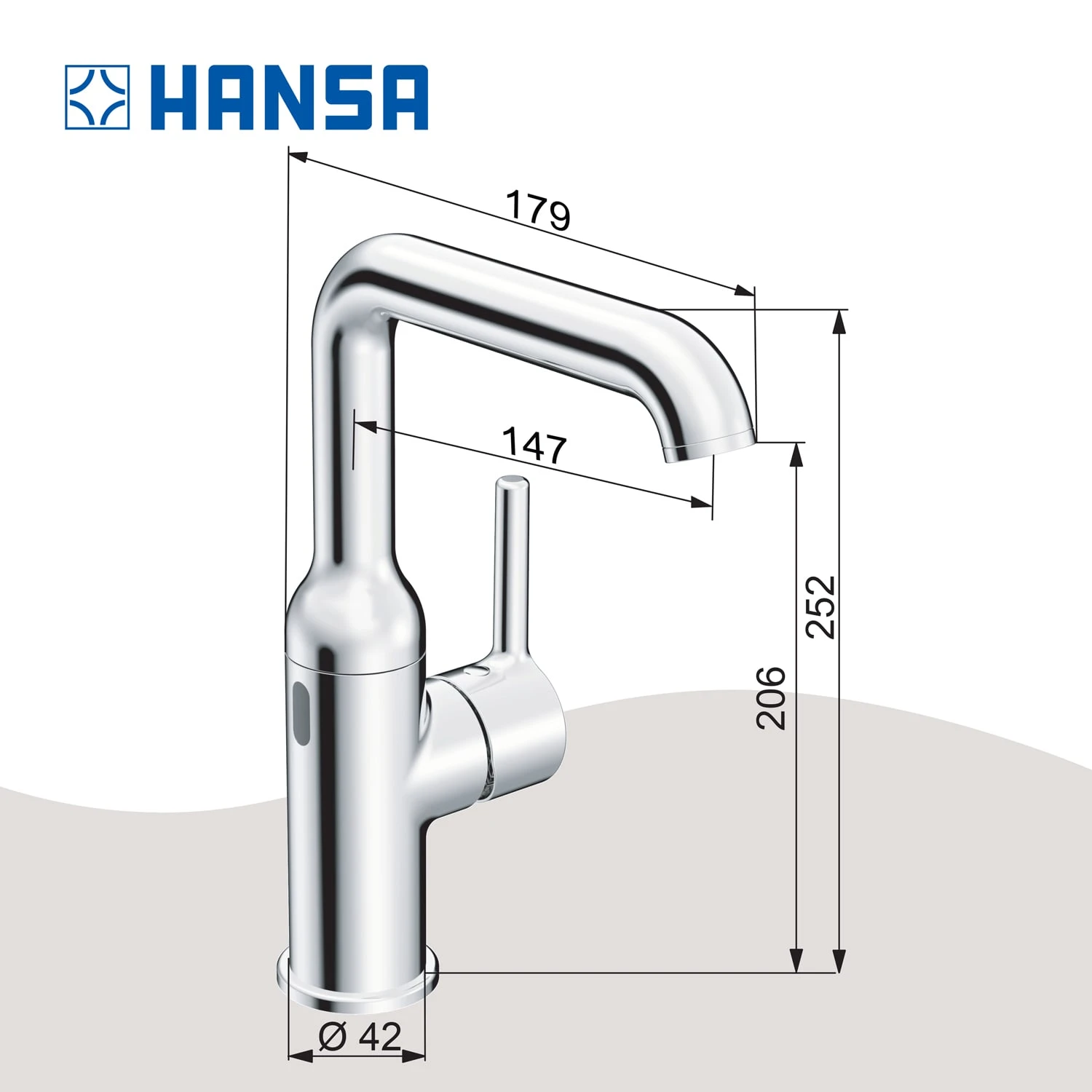 Hansa HANSAVANTIS Style Waschtischarmatur Einhebelmischer, Seitenbedient/Hybrid 3V 8 Hansa HANSAVANTIS Style Waschtischarmatur Einhebelmischer, Seitenbedient/Hybrid 3V – Bild 6