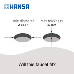 Hansa HANSAVANTIS XL Waschtischbatterie Einhebelmischer -Megabad Verkäufe hansa badezimmer hansavantis waschtisch xl waschtischbatterie 13968876