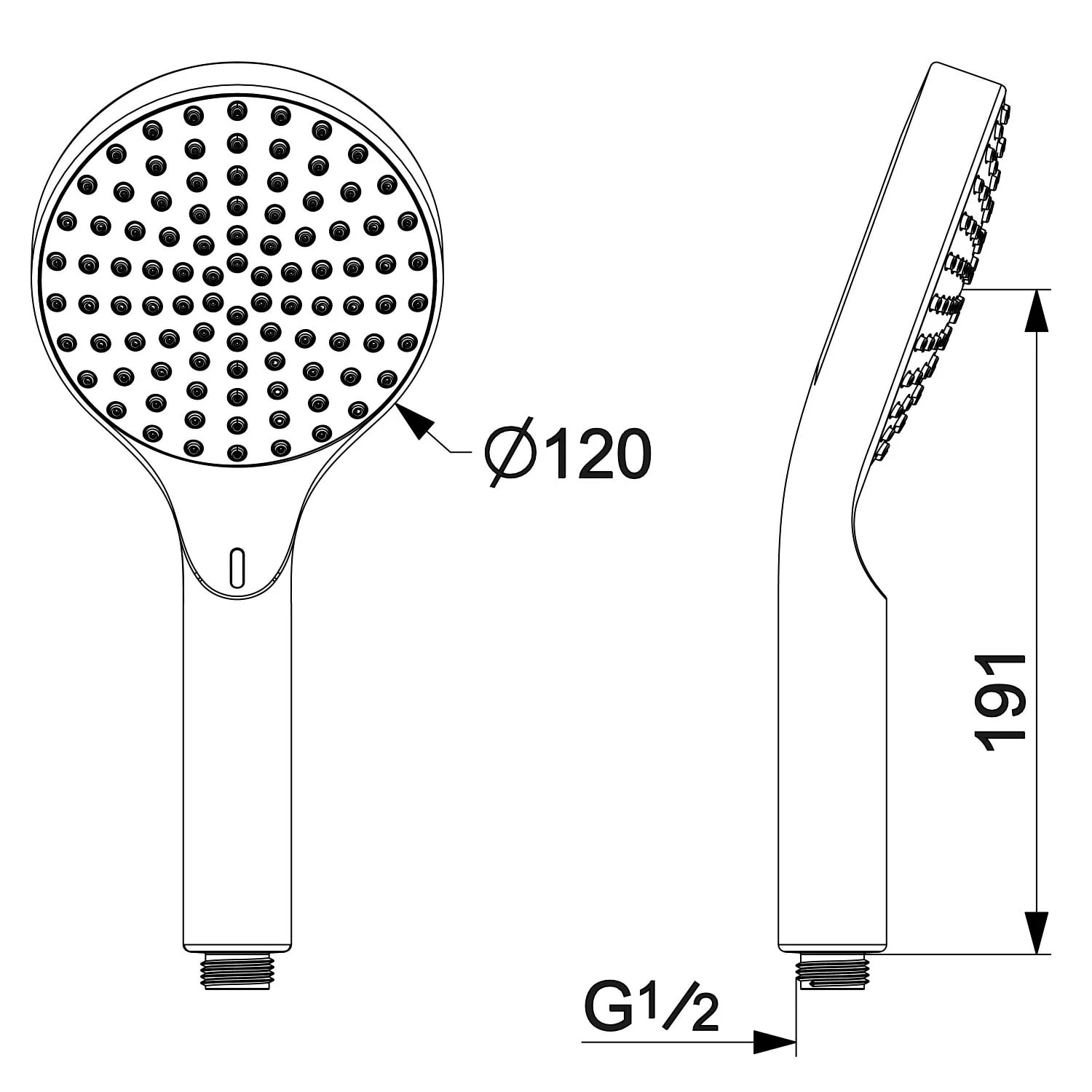 Hansa HANSAACTIVEJET Handbrause, 1-strahlig, Bluetoothfähig 7 Hansa HANSAACTIVEJET Handbrause, 1-strahlig, Bluetoothfähig – Bild 5