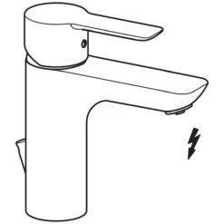 Hansa HANSALIGNA Waschtisch-Einhand-Einlochbatterie Für Niederdruck -Megabad Verkäufe hansa hansaligna waschtischbatterie niederdruck 5407166