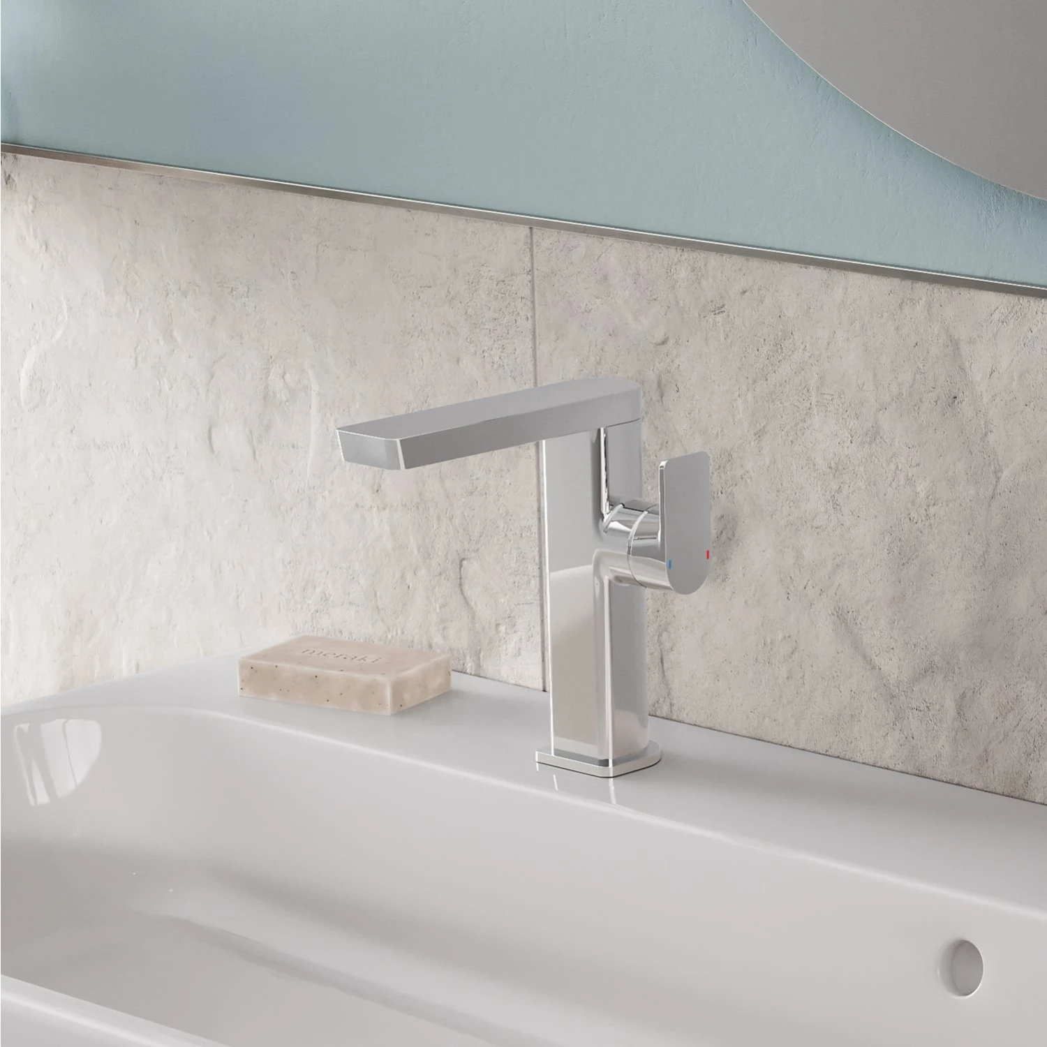 Hansa HANSASTELA Waschtisch-Einhand-Einlochbatterie, Mit Ablaufgarnitur 4 Hansa HANSASTELA Waschtisch-Einhand-Einlochbatterie, Mit Ablaufgarnitur – Bild 2