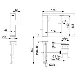 Hansa HANSASTELA Waschtisch-Einhand-Einlochbatterie, Mit Ablaufgarnitur 7 Hansa HANSASTELA Waschtisch-Einhand-Einlochbatterie, Mit Ablaufgarnitur -Megabad Verkäufe hansa hansastela waschtisch einhand einlochbatterie mit 4388888