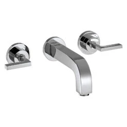 AXOR Citterio 3-Loch Waschtisch-Wandarmatur Hebelgriffe Ohne Platte